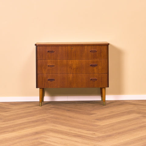 Swedish chest of drawers in teak