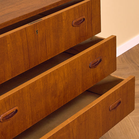 Swedish chest of drawers in teak