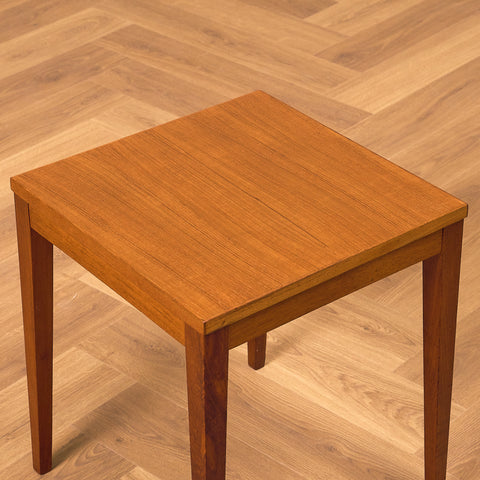Danish side table in teak