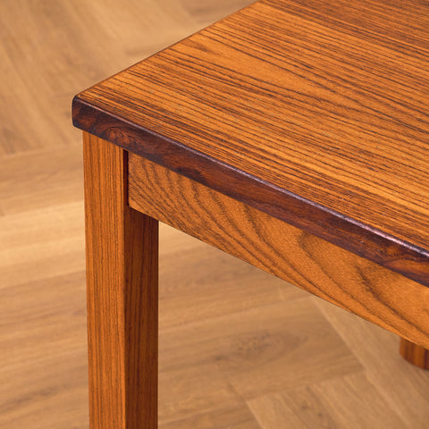 Swedish side table in teak