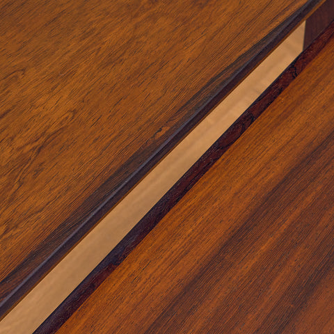 Danish set of nest of tables in Santos rosewood