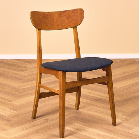 Danish dining chairs in teak & oak by Farstrup