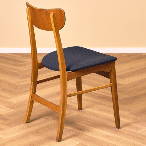 Danish dining chairs in teak & oak by Farstrup
