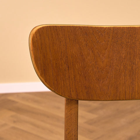 Danish dining chairs in teak & oak by Farstrup