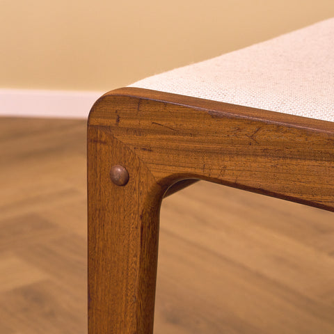 Danish dining chairs in walnut by Farstrup