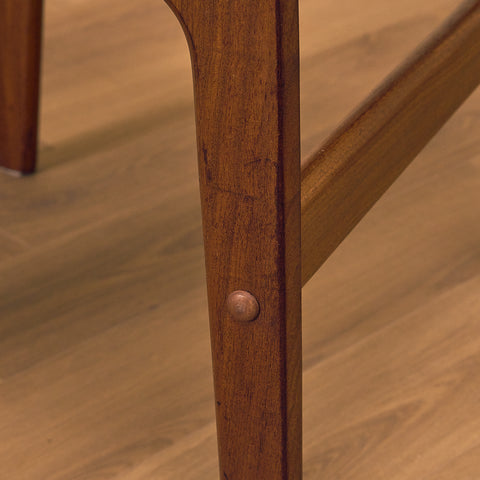 Danish dining chairs in walnut by Farstrup