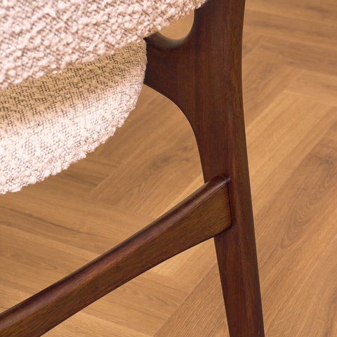 Danish dining chairs in mahogany by Erik Buch, model 98