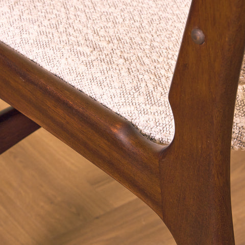 Danish dining chairs in mahogany by Erik Buch, model 98