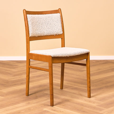 Swedish dining chairs in teak