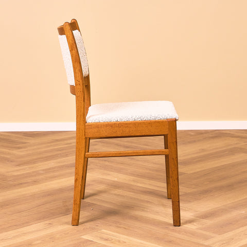 Swedish dining chairs in teak