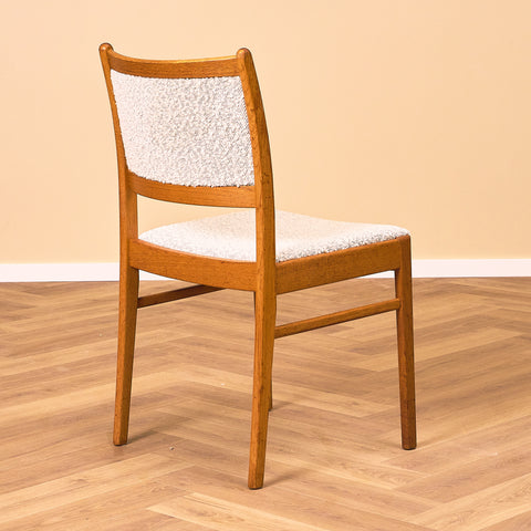 Swedish dining chairs in teak