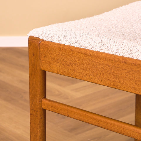 Swedish dining chairs in teak