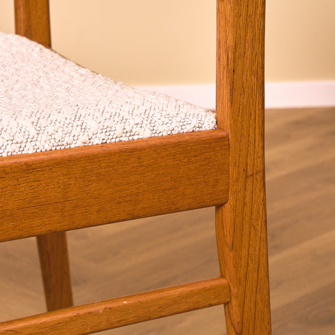 Swedish dining chairs in teak