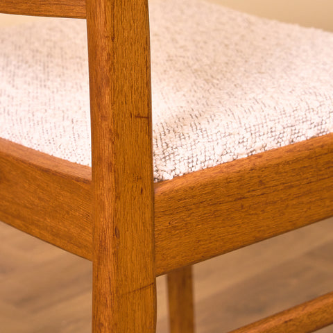 Swedish dining chairs in teak