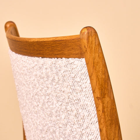 Swedish dining chairs in teak