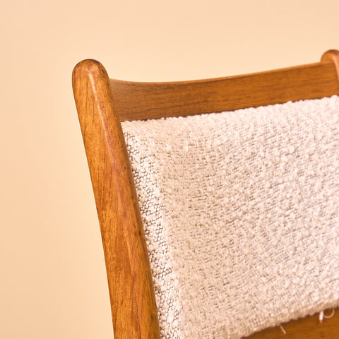 Swedish dining chairs in teak