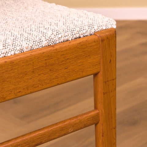 Swedish dining chairs in teak