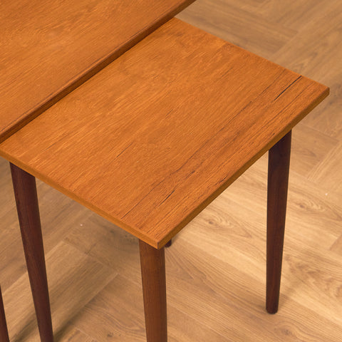 Swedish set of nest of tables in teak