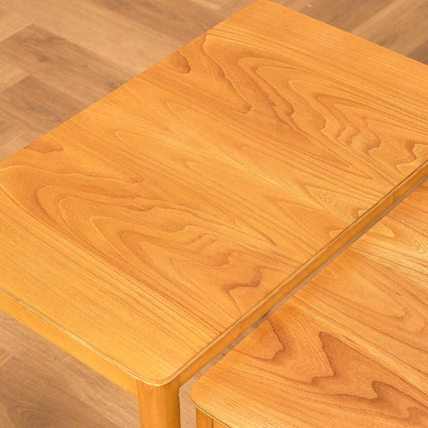 Swedish set of nest of tables in birch