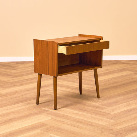 Swedish bedside tables in teak