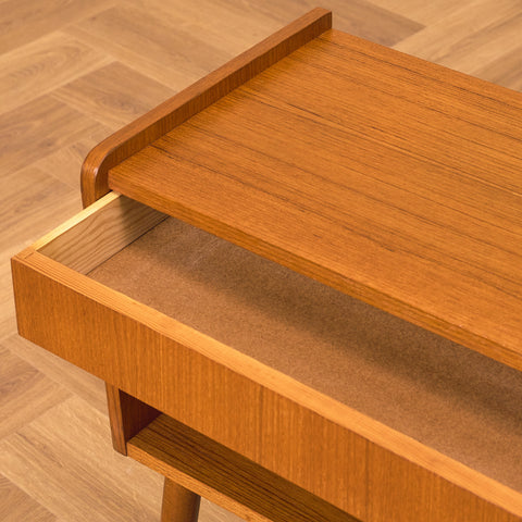 Swedish bedside tables in teak