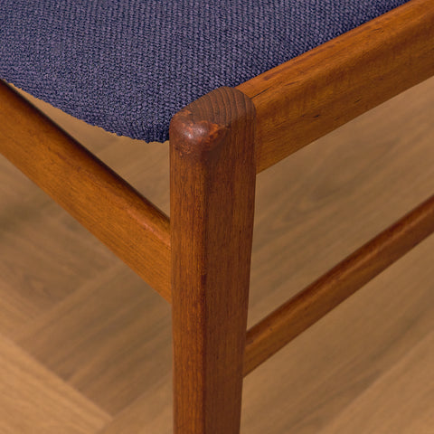 A set of 8 Swedish dining chairs in teak