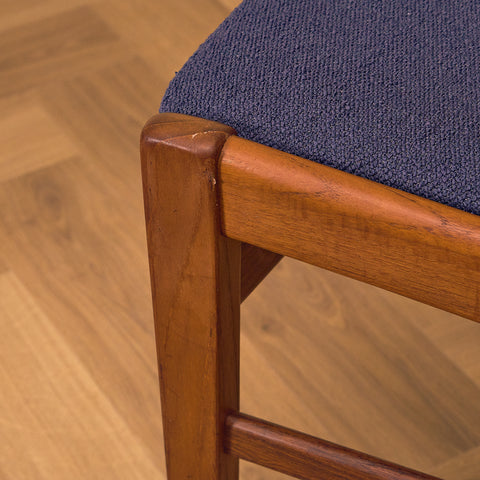 A set of 8 Swedish dining chairs in teak