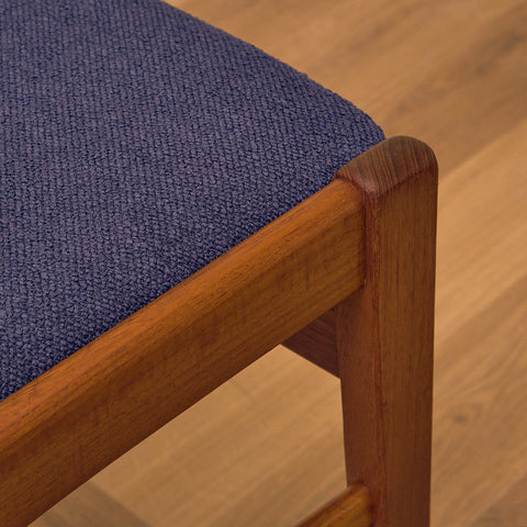 A set of 8 Swedish dining chairs in teak