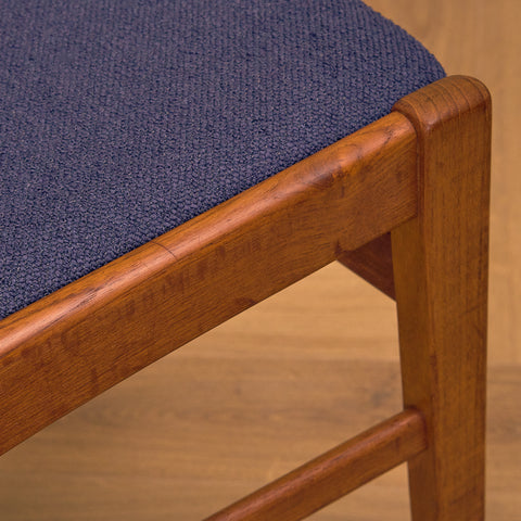 A set of 8 Swedish dining chairs in teak