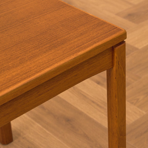 Swedish side table in teak