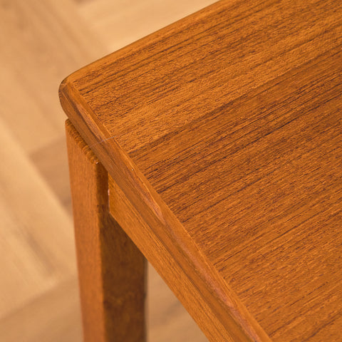 Swedish side table in teak