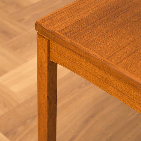 Swedish side table in teak