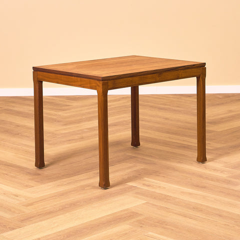 Swedish side table in walnut by Tingströms