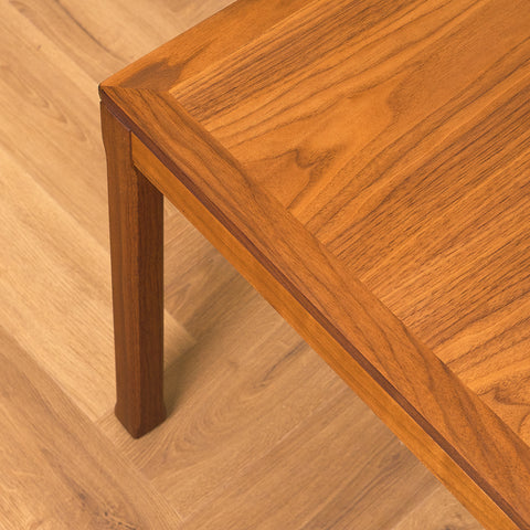 Swedish side table in walnut by Tingströms