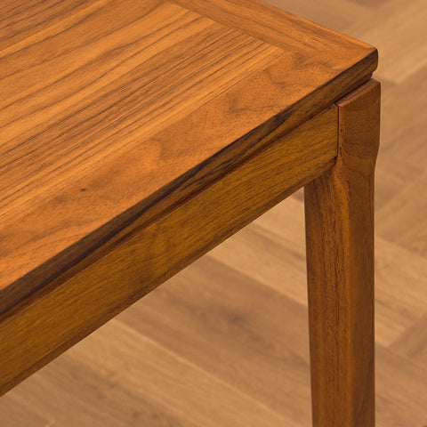 Swedish side table in walnut by Tingströms
