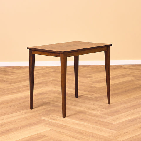 Danish side table in Santos rosewood
