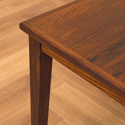 Danish side table in Santos rosewood