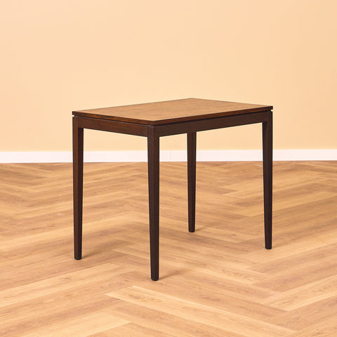 Danish side table in Santos rosewood