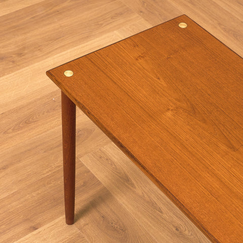 Swedish side table in teak