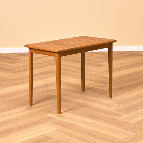Swedish side table in teak