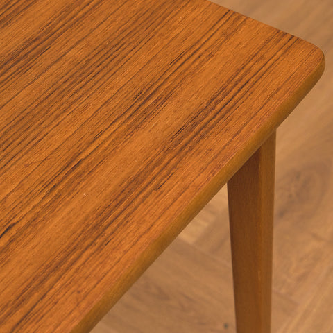 Swedish side table in teak