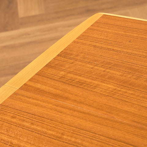 Swedish coffee table in teak and beech