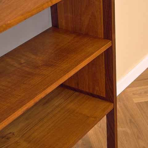 Swedish bookshelf in teak by Gillis Lundgren