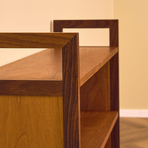 Swedish bookshelf in teak by Gillis Lundgren