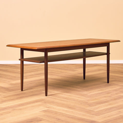 Schwedischer Couchtisch aus Teakholz von IKEA