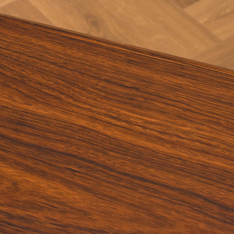 Danish coffee table in Santos rosewood most likely by Johannes Andersen