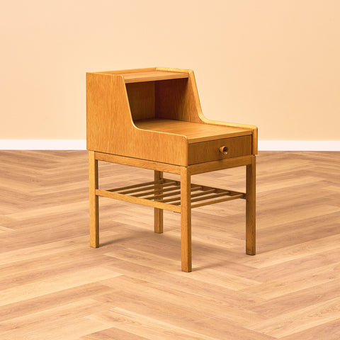 Swedish bedside tables in oak