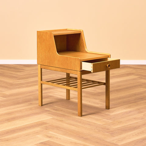 Swedish bedside tables in oak