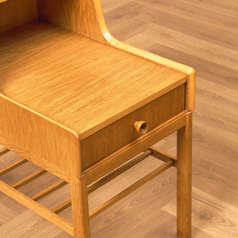 Swedish bedside tables in oak