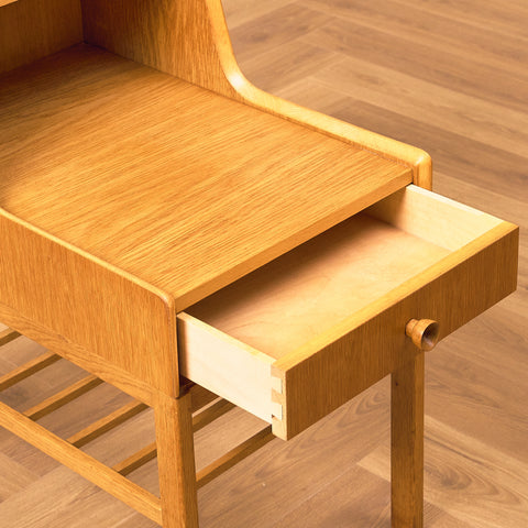 Swedish bedside tables in oak